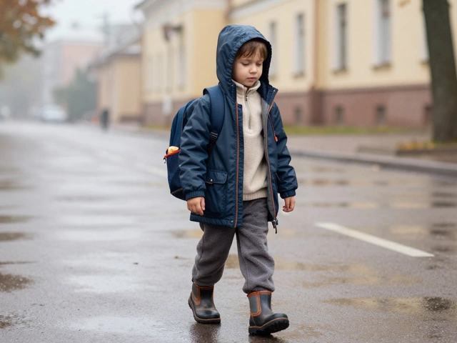 Что надеть ребенку при 10-15 градусах: практичный гардероб на осень