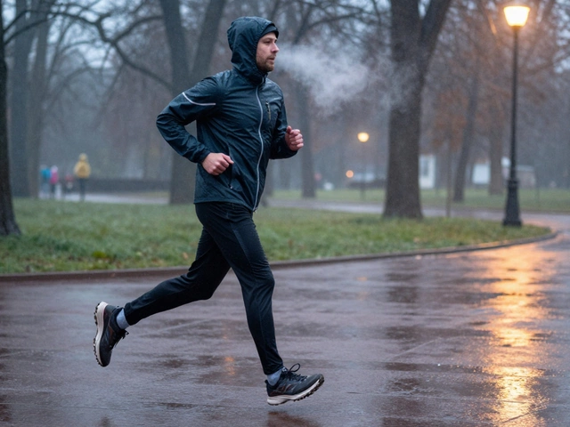 В чем бегать осенью мужчине: практичная обувь и одежда для холода, дождя и мокрой листвы