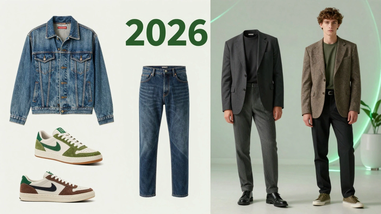Концепция моды 2026: сочетание винтажа, экологии и гибридного стиля